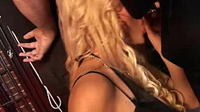 yo sluts, bent over in latex cage for big tit dungeon doggystyle cumshots