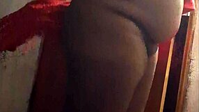 ever seen a chubby ebony's big ass and tits dripping wet post-shower?