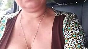 Truck Ride Reveals Her Dripping Pussy Closeup Tease Inside