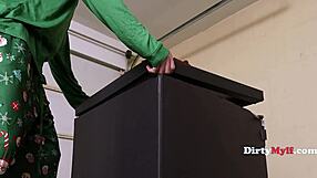 i ride bound big tits milf succubus krampus in garage holiday punish