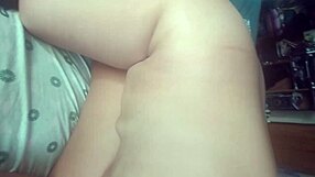 La de la tanguita azul rides my bareback monster cock close-up