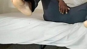 myself taking thick anal cock dressed in christmas wrestling colors for new years fun