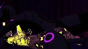 Synth and Angel Goddess Romantic Furry Night