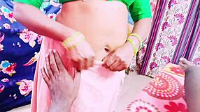 Desi Maid's Big Boobs and Ass Bounce Riding Landowner with Dirty Telugu Talk!