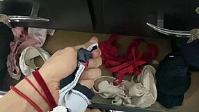 caught sniffing curvy latina milf mommy panties bent over doggystyle