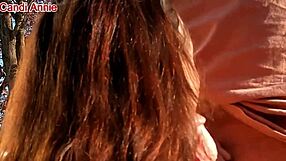 mature candi annie milks cock outdoors backstage then swallows cum yummy 💦😋