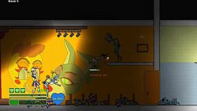 fnfa futanari dominates monster in captivity game