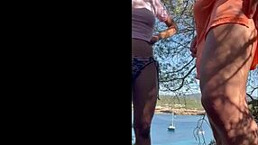 I Crave Beach Fuck with Horny Brazilian Blonde's Wet Pussy on My Huge Cock