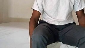 myself taking thick anal cock dressed in christmas wrestling colors for new years fun