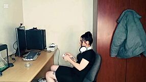 skinny petite tenant can't pay rent, old landlord gropes tight shaved pussy