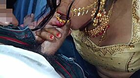 my heart races giving this beautiful married bhabhi the best blowjob
