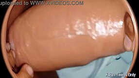 huge dick stretches giant pussy pov through spying eyes as she squirts