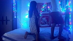 the cold night heats up as i fuck my dirty stepmother bitch hard