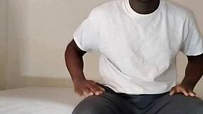 myself taking thick anal cock dressed in christmas wrestling colors for new years fun