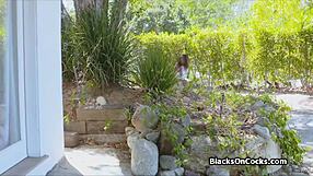 mmm this yummy big tit black teen sucks cock like a pro