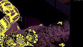 Synth and Angel Goddess Romantic Furry Night