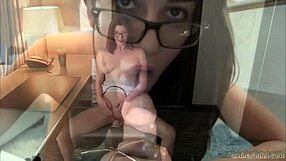 Picture Pale Goddess Amber Hahn Dirty Talking While Riding Monster Cock in PMV Tribute