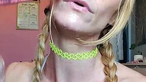 Vanessa Hastings Gags on Dildo with Messy Spit Face Choking