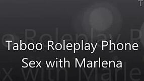 i'm your taboo milf marlena on phone sex, stroking my wet pussy while you roleplay dirty commands