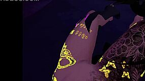 Synth and Angel Goddess Romantic Furry Night