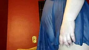 redhead cougar teases her limits with massive dildo leading to intense release