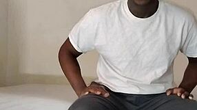 myself taking thick anal cock dressed in christmas wrestling colors for new years fun