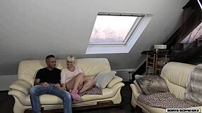 blonde boris schwarz milks double cumshots from stepbro and stepdad taboo style