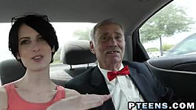 old dude bangs naughty teen with big tits cowgirl style!