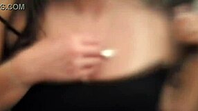 Teasing daddy with my huge natural tits feels so damn good
