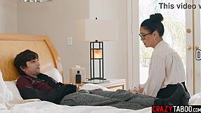 ricky spanish gets ROUGH DOGGYSTYLE help from big tits asian milf teacher dana vespoli blowjob bent over