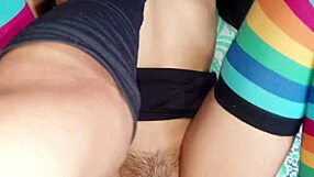 stepsister's tight ass teases failed anal try