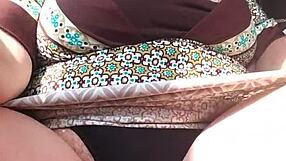 Truck Ride Reveals Her Dripping Pussy Closeup Tease Inside