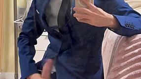 dude hot daddy jerks monster cock outdoors busts jizz in toilet