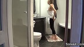 what if your british milf bride flashed those massive tits just for you?