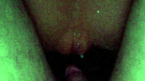 Nighttime Creampie Ride on Big Ass Tan Sex Doll Torso with Juicy Pussy Gripping