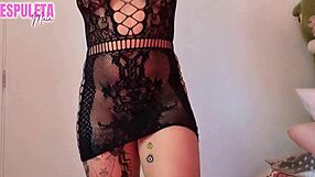 watch this dirty latina wife stroke off her cuckold's friend with filthy guided talk!