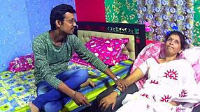 real indian bhabhi moans dirty hindi talk while devar pounds her tight wet pussy