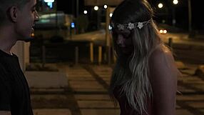 Bend over for me, stranded teen, I growl, roughfucking her bound pussy cowgirl outdoors in public reality