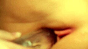 shaved fuck doll pussy fingered close-up with toys