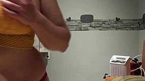 big ass milf's gaping anal creampie fetish with lingerie panties natural tits belly orgasm