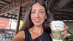imagine blowing me in starbucks toilet then cumwalking with facial among coffee drinkers...