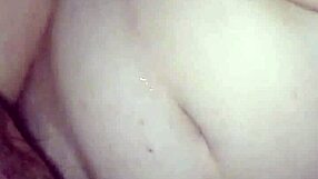 i slam my huge cock into her giant busty tits nonstop