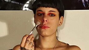 teen girl sprays huge snot sneezes all over in wild hd sneeze fetish play pt1