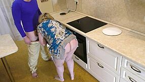 i grip her fat milf ass tight impaling it on my throbbing penis