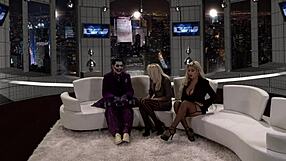 Jo-Kerr Pounds Three Sluts' Wet Pussies in Office Orgy Cumfest!