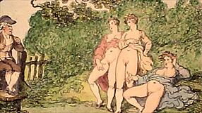 Vintage erotic drawings stir deep nostalgic desires