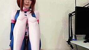 ochaco uraraka took that creampie in her pussy, ready to hero up now?
