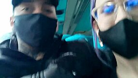 blakeproductions public bus blowjob deepthroat creampie doggystyle latina slut fuck