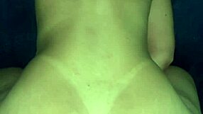 the brazilian cousin bends over as her huge ass shakes from big black cock pounding in homemade video