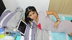 stepsister seduces viagra-fueled stepbro into hardcore pounding